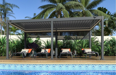SkyLite Pergola ECO Aluminium LED 3x6m
